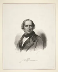 Porträt von J.W. Pieneman