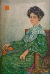 Porträt von Mrs. J. Maltwood, ca. 1892-1906, 1906-7