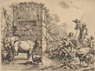 Kuh trinkt, 1680