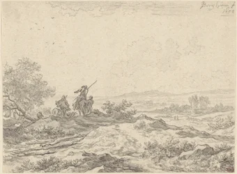 Dünenlandschaft mit Hirten
