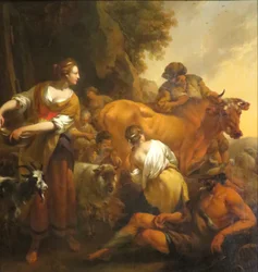 Pastorale Szene