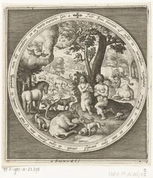 Der siebte Tag der Schöpfung: Adam und Eva im Paradies