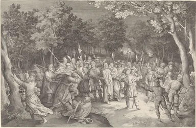 Judaskuss und Verhaftung Christi