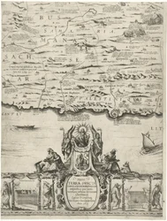 Karte von Palästina