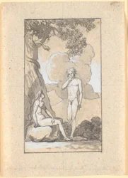 Adam isst vom Baum