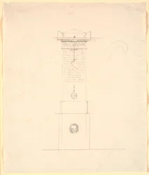 Entwurf für ein Denkmal für Sinclar (Sinclair)