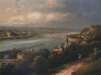 Koblenz und Ehrenbreitstein, 1923