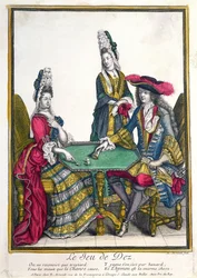 Das Würfelspiel, Ende des 17. Jahrhunderts