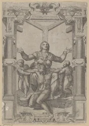 Maria am Fuß des Kreuzes