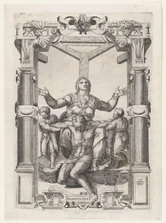 Pietà mit Engeln vor dem Kreuz, 1547