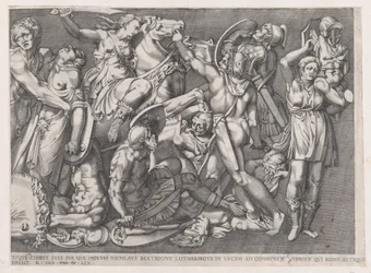 Speculum Romanae Magnificentiae: Schlacht der Amazonen, 1559