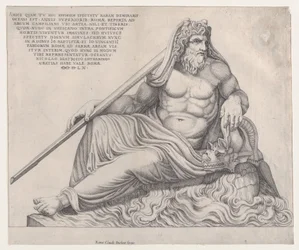 Speculum Romanae Magnificentiae: Der Ozeangott, 1560