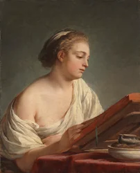 Frau beim Lesen