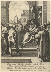 Christus vor Pilatus, aus Die Passion Christi, Mitte 17. Jahrhundert