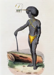 Papuas aus Porto Dory (Neuguinea)
