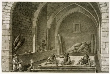 Teppichweben, aus Band II Künste und Handwerke von 