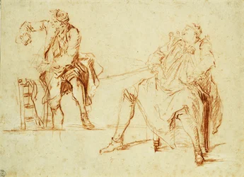 Studien von zwei Männern