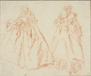 Zwei stehende Frauen