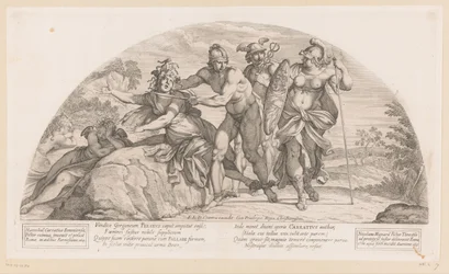 Perseus enthauptet Medusa