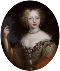 Porträt von Helena Tekla Lubomirska geborene Ossolińska als Flora