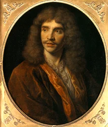 Porträt von Jean Baptiste Poquelin, genannt Molière (1622-1673), 17. Jahrhundert, 0,73 m