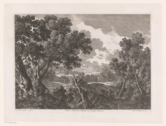 Landschaft mit Bäumen