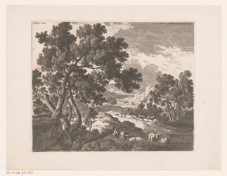 Landschaft mit Hirten
