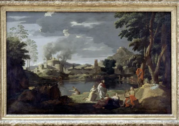 Orpheus und Eurydike von Poussin, Louvre Museum