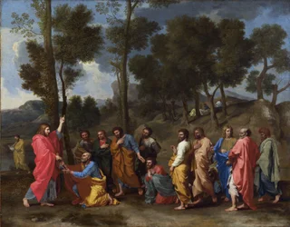 Die sieben Sakramente: Priesterweihe, Barock, ca. 1637-1640, Frankreich, National Gallery, London, 95,2 x 120,6
