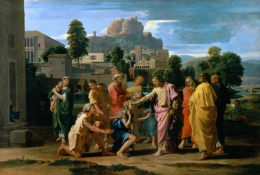 Die Blinden von Jericho oder Christus heilt die Blinden, 1650