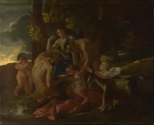 Die Erziehung des Bacchus, ca. 1628-1629