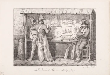 Der Lithographieverkäufer