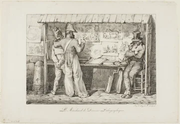 Der Lithographieverkäufer