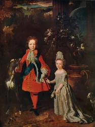 James Francis Edward Stuart 1688-1765, Louisa Maria Theresa Stuart 1692-1712, 1695, 1915