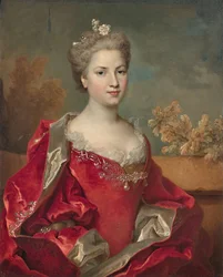 Porträt von Louise de Rohan, Herzogin von Montbazon, 1704-1780, 1725-1730.