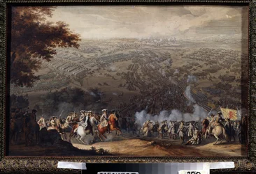 Die Schlacht von Poltawa am 27. Juni 1709