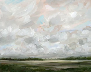 Ruhige Wolkenlandschaft