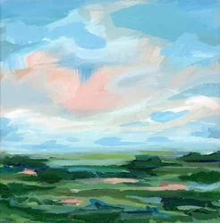 Ruhige Pastelllandschaft
