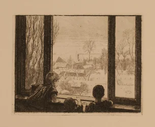 Kinder am Fenster