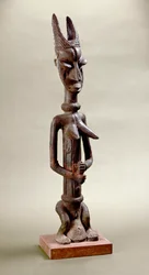 Figur von Onile, Iperu, Tsoede (Messing)
