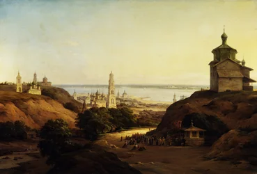 Ansicht von Yuryev-Povolzhsky, 1851