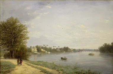 Ansicht der Jelagin-Insel