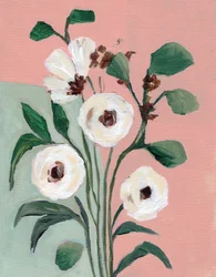 Errötende botanische Blüten
