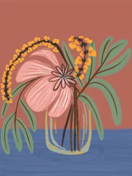 Blush Botanische Vase