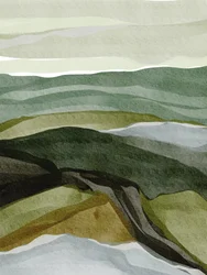 Serene Grüne Landschaft