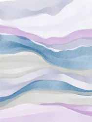 Serene Aquarellabstrakt