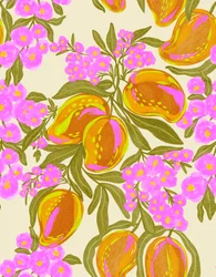 Lebendige Mangoblüten