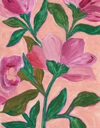 Lebhafte Rosa Blüten