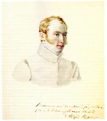 Porträt des Dekabristen Baron Andrei von Rosen 1799-1884, 1832