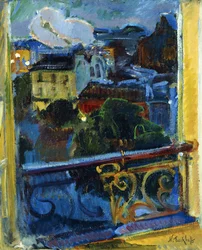 Paris, Montparnasse bei Nacht